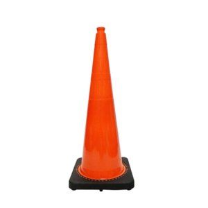 Comfitwear FC-36 Traffic Safety Cone with Black Base, Orange